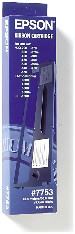 Epson C13S015633/7753 Nylonband schwarz, 2.500.000 Zeichen