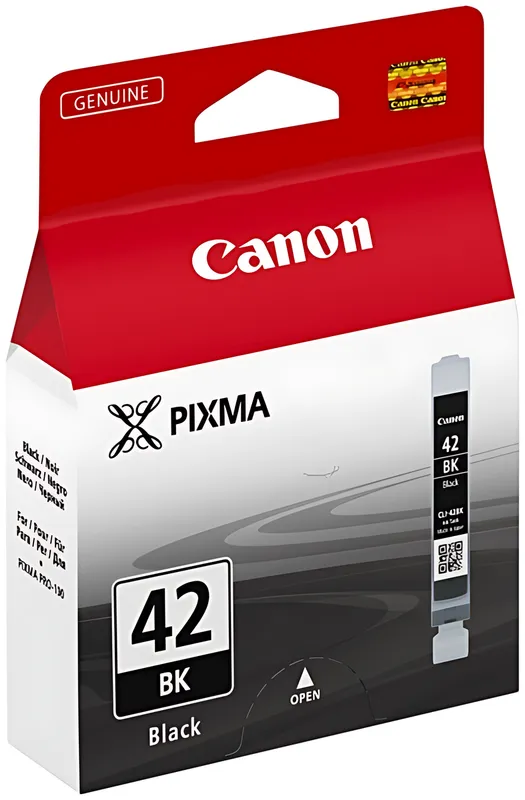 Canon 6384B001/CLI-42BK Tintenpatrone schwarz 900 Fotos 13ml