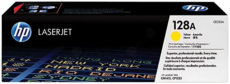 HP CE322A/128A Toner gelb, 1.300 Seiten ISO/IEC 19798