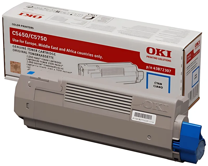 OKI 43872307 Toner cyan, 2.000 Seiten/5%