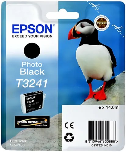 Epson C13T32414010/T3241 Tintenpatrone schwarz, 4.200 Seiten 14ml