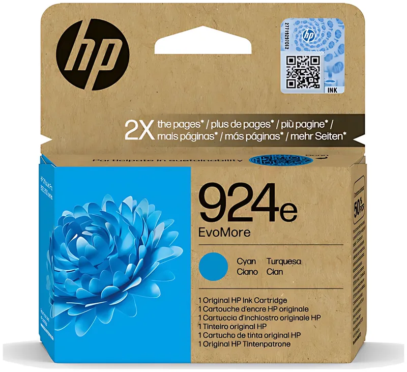 HP 924E Cyan Tintenpatrone