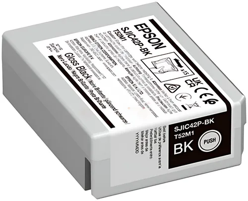 Epson C13T52M140/SJIC-42-P-BK Tintenpatrone schwarz glossy 50ml