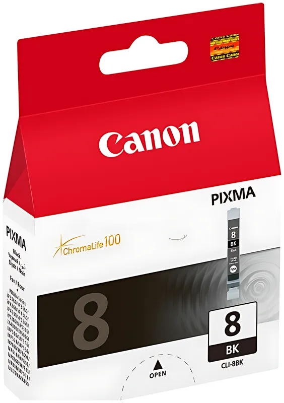 Canon 0620B001/CLI-8BK Tintenpatrone schwarz, 400 Seiten ISO/IEC 24711 13ml