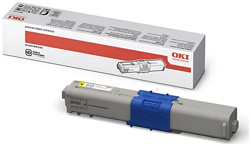 OKI 44469704 Toner-Kit gelb, 2.000 Seiten ISO/IEC 19798