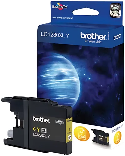 Brother LC-1280XLY Tintenpatrone gelb High-Capacity, 1.200 Seiten ISO/IEC 24711