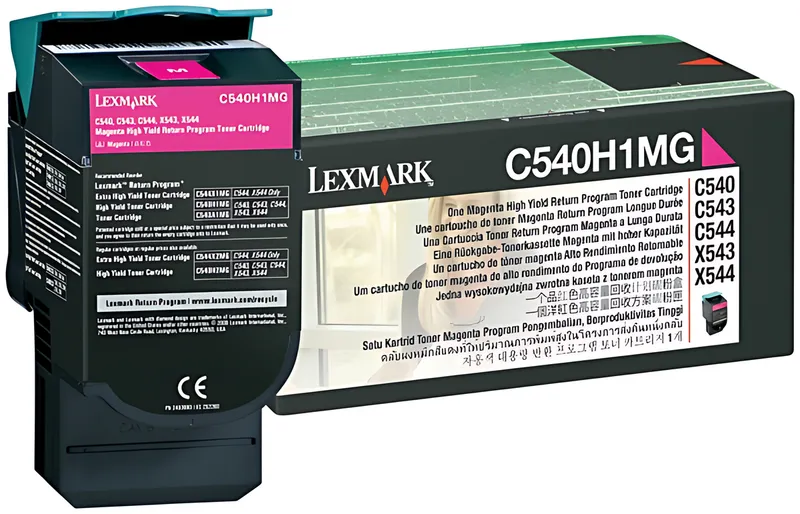 Lexmark C540H1MG Toner magenta return program, 2.000 Seiten ISO/IEC 19798