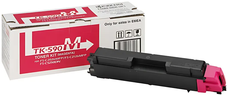 Kyocera 1T02KVBNL0/TK-590M Toner-Kit magenta, 5.000 Seiten ISO/IEC 19798