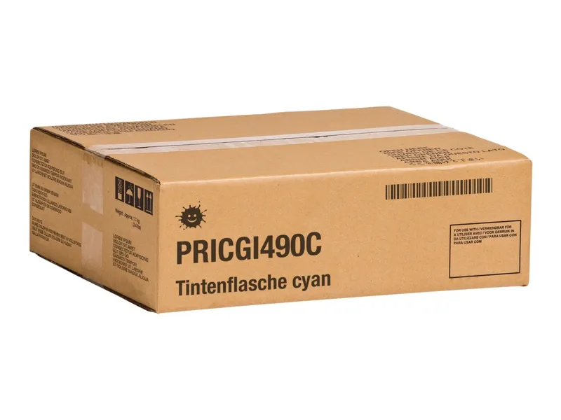 Kompatibel PRICGI490C Tintenflasche cyan, 7.000 Seiten 70ml (ersetzt Canon GI-490C)