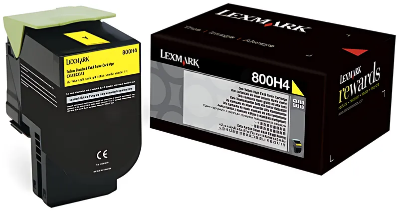 Lexmark 80C0H40/800H4 Toner-Kit gelb, 3.000 Seiten ISO/IEC 19798