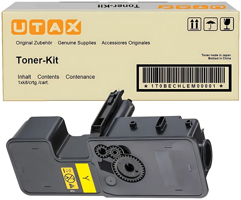 Utax 1T02R7AUT0/PK-5015Y Toner-Kit gelb, 3.000 Seiten ISO/IEC 19752