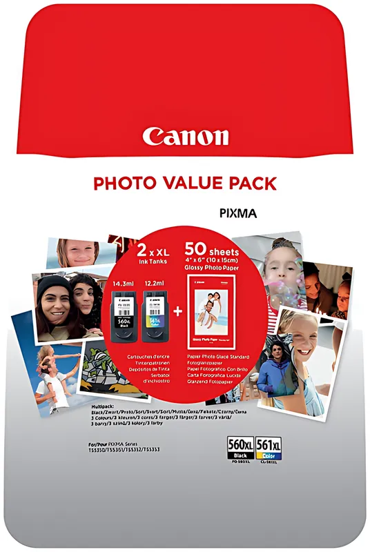 Canon Multipack mit Fotopapier