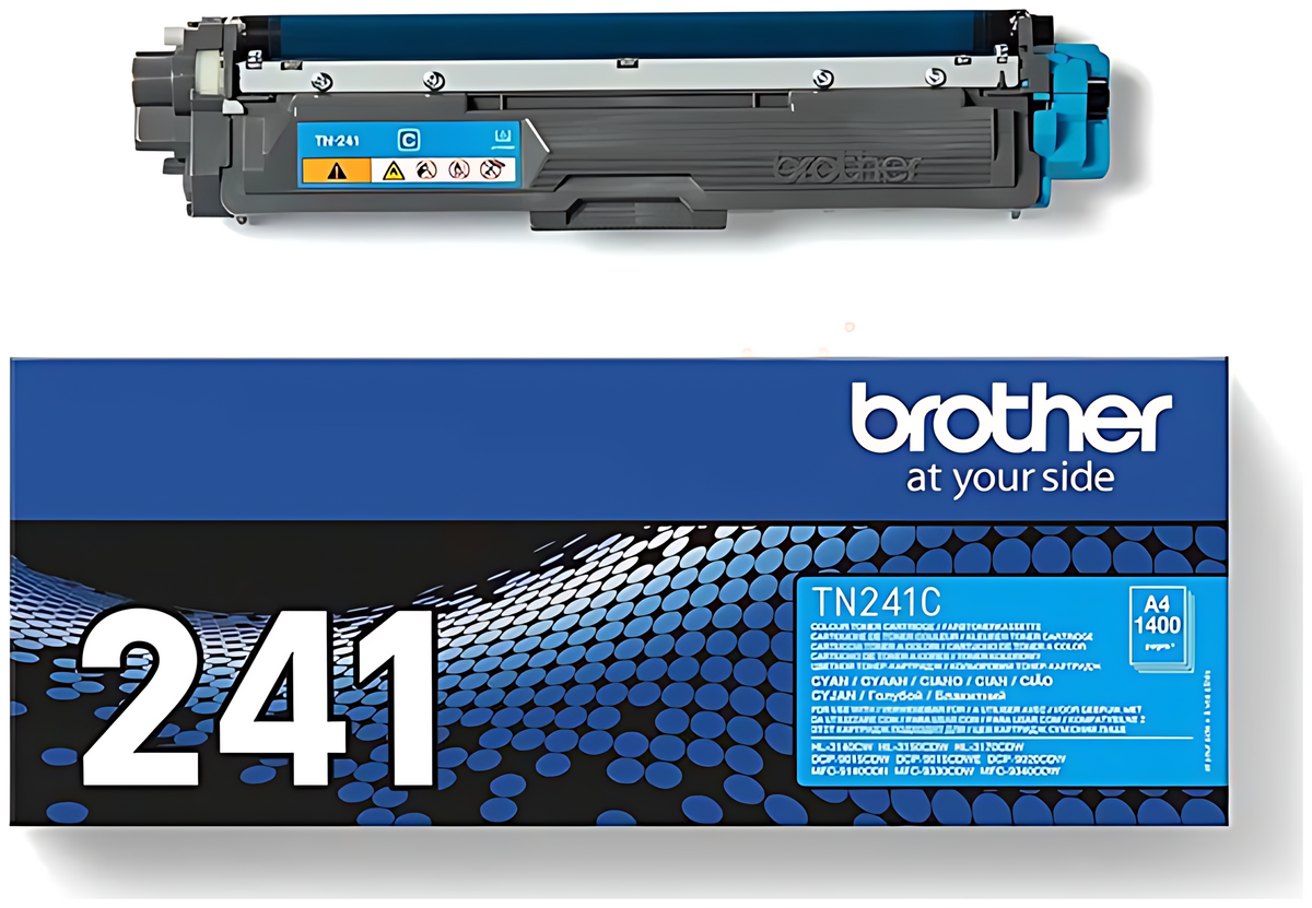 Brother TN-241C Toner-Kit cyan, 1.400 Seiten ISO/IEC 19798