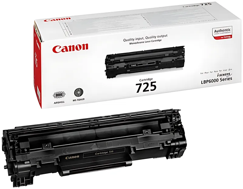 Canon 3484B002/725 Tonerkartusche schwarz, 1.600 Seiten ISO/IEC 19752