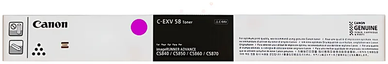Canon 3765C002/C-EXV58M Toner magenta, 60.000 Seiten ISO/IEC 19752