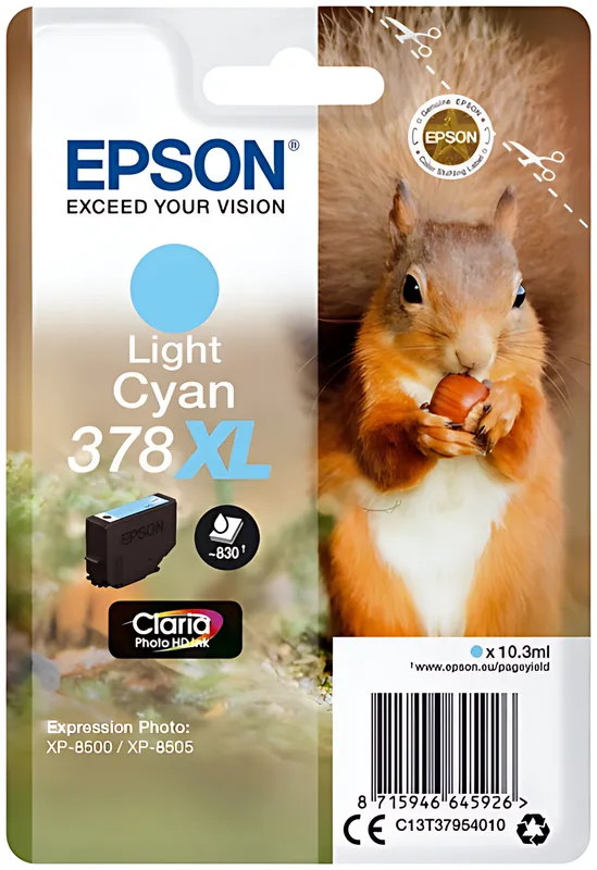 Epson 378XL Tintenpatrone cyan hell