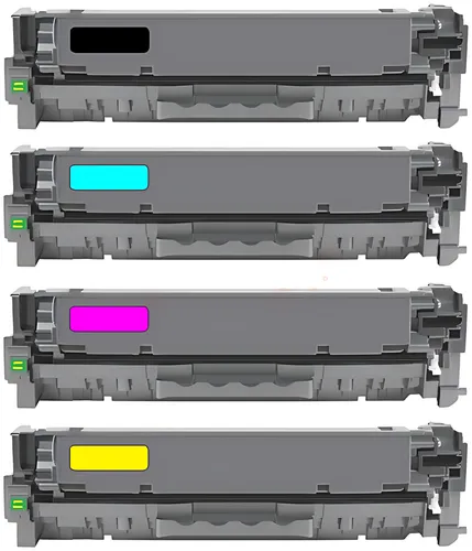 Kompatibel PRTHPCF380ARAINBOW Toner MultiPack Bk,C,M,Y VE=4 (ersetzt HP 312A/CF380A 312A/CF381A 312A/CF382A 312A/CF383A)