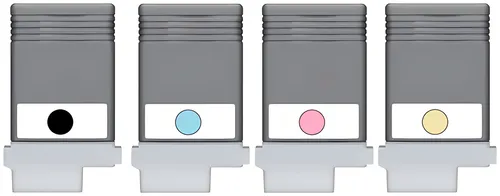 Kompatibel PRICPFI102MCVP Tintenpatrone MultiPack Bk,C,M,Y VE=4 (ersetzt Canon PFI-102BK PFI-102C PFI-102MBK PFI-102Y)