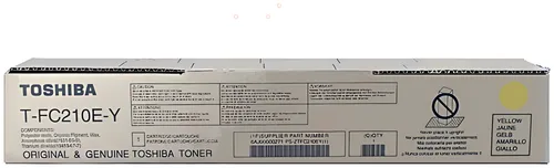 Toshiba 6AJ00000271/T-FC210EY Toner-Kit gelb, 33.600 Seiten/5%
