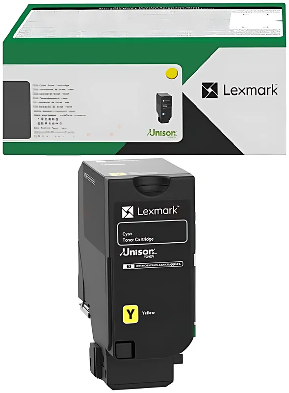 Lexmark 71C20Y0 Toner-Kit gelb return program, 5.000 Seiten ISO/IEC 19752