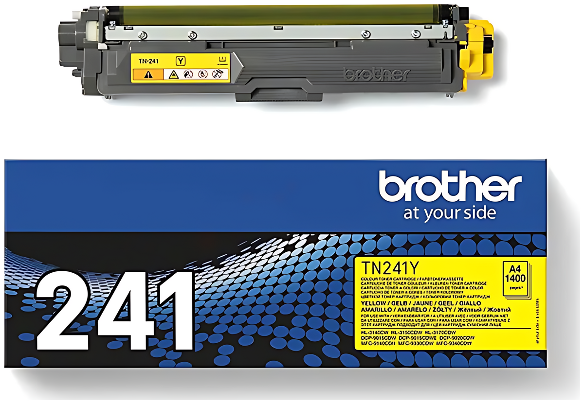 Brother TN-241Y Toner-Kit gelb, 1.400 Seiten ISO/IEC 19798