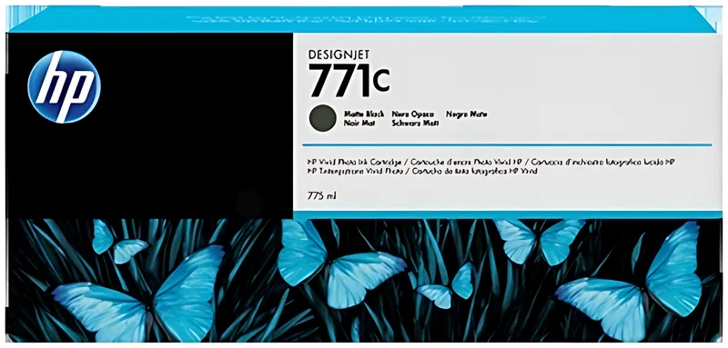 HP B6Y07A/771C Tintenpatrone schwarz matt 775ml