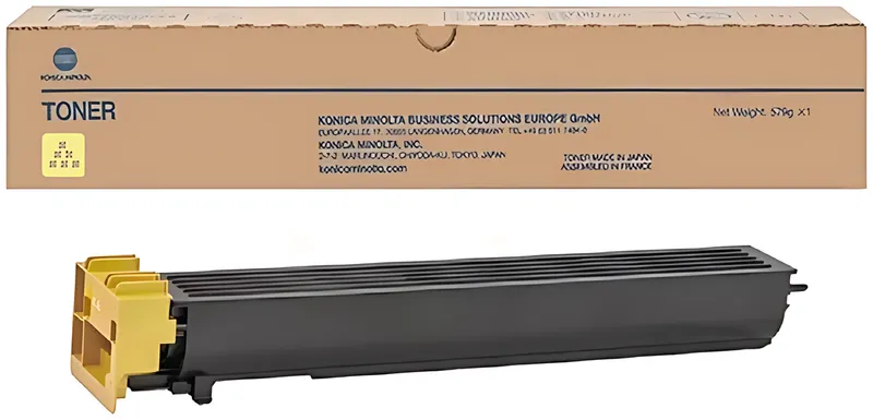 Konica Minolta A0TM250/TN-613Y Toner gelb, 30.000 Seiten