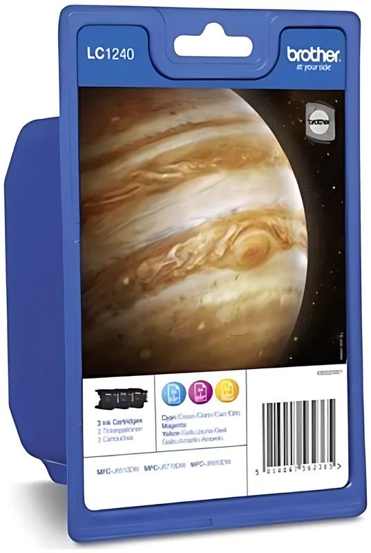 Brother LC-1240RBWBPDR Tintenpatrone MultiPack C,M,Y Blister, 3x600 Seiten ISO/IEC 24711 VE=3