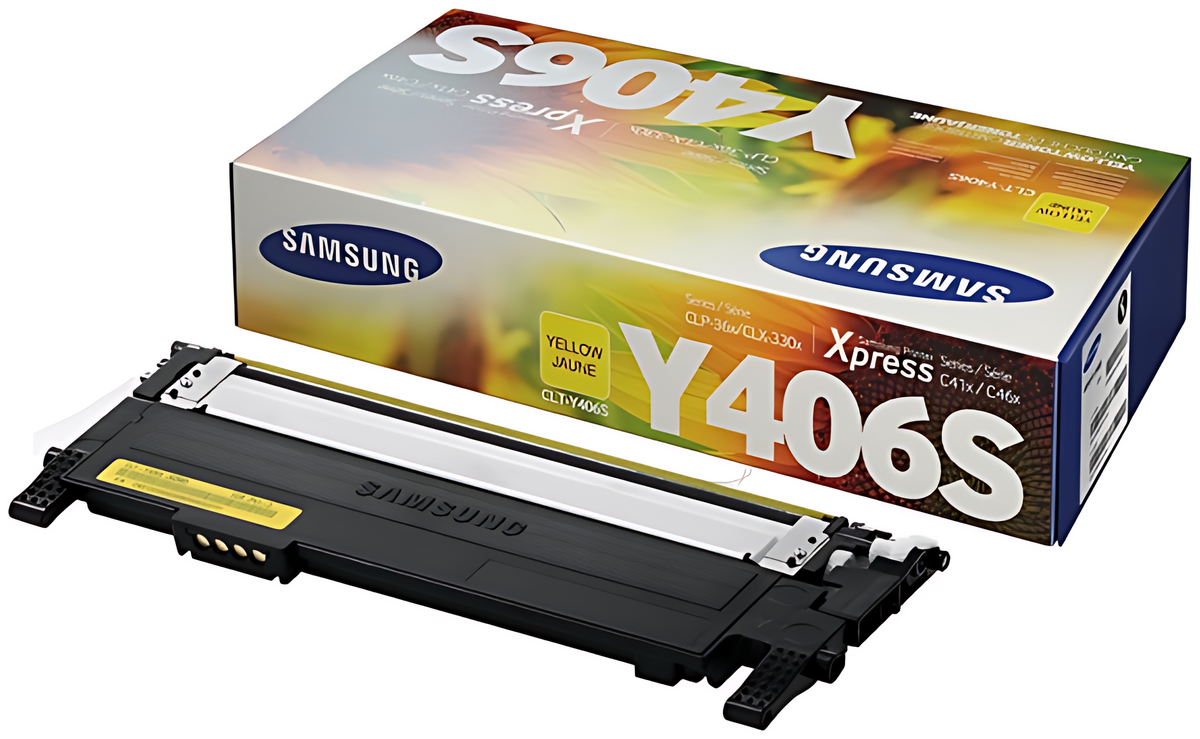 Samsung CLT-Y406S/ELS/Y406 Toner gelb, 1.000 Seiten ISO/IEC 19798