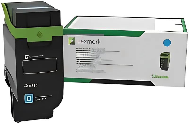Lexmark 75M2HC0 Toner-Kit cyan High-Capacity return program, 8.800 Seiten ISO/IEC 19752