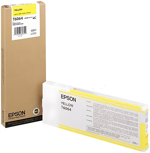 Epson C13T606400/T6064 Tintenpatrone gelb 220ml