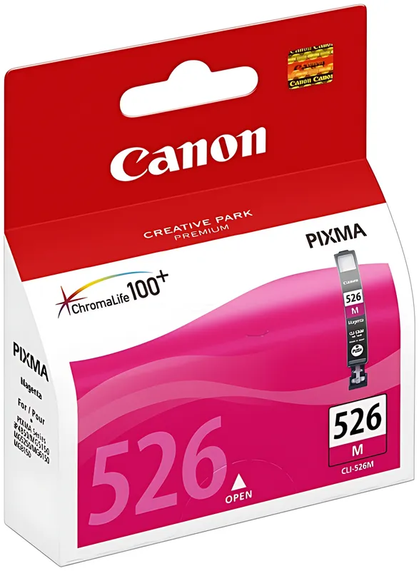 Canon 4542B001/CLI-526M Tintenpatrone magenta, 520 Seiten ISO/IEC 24711 9ml
