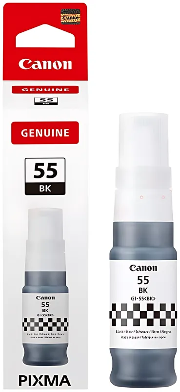 Canon 6292C001/GI-55BK Tintenflasche schwarz, 3.000 Seiten ISO/IEC 19752 70ml