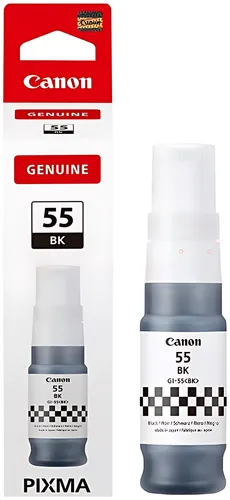 Canon 6292C001/GI-55BK Tintenflasche schwarz, 3.000 Seiten ISO/IEC 19752 70ml