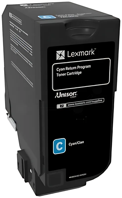 Lexmark 74C2HC0 Toner-Kit cyan return program, 12.000 Seiten ISO/IEC 19798