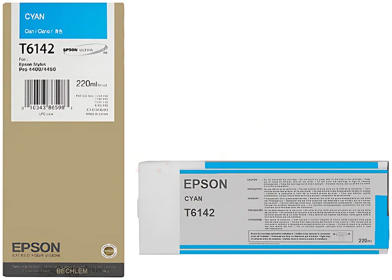 Epson C13T614200/T6142 Tintenpatrone cyan 220ml
