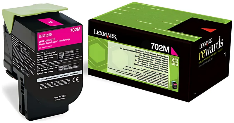 Lexmark 70C20M0/702M Toner-Kit magenta return program, 1.000 Seiten ISO/IEC 19798