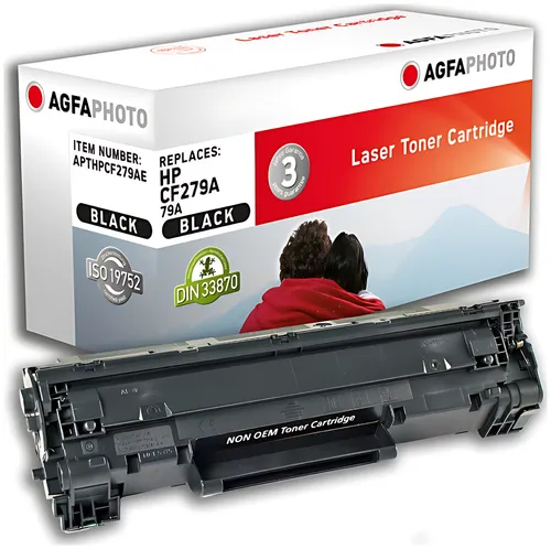 AgfaPhoto APTHPCF279AE Tonerkartusche, 1.000 Seiten 50 Gramm (ersetzt HP 79A/CF279A)