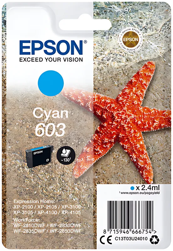 Epson 603 Tintenpatrone cyan