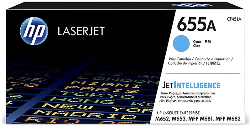 HP 655A Cyan Toner