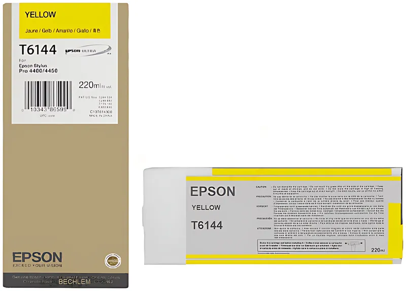 Epson C13T614400/T6144 Tintenpatrone gelb 220ml