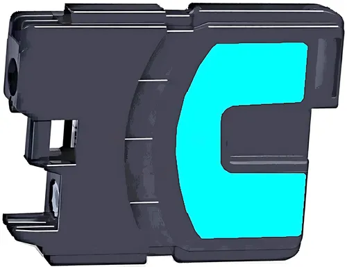 Kompatibel PRIBLC985C Tintenpatrone cyan, 820 Seiten 8,1ml (ersetzt Brother LC985C)