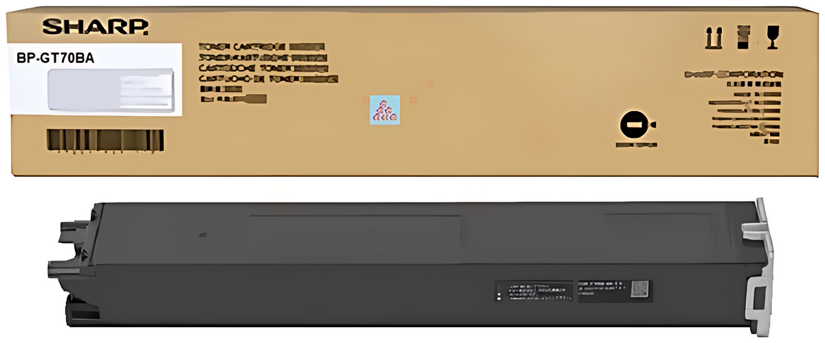 Sharp BP-GT70BA Toner-Kit schwarz, 40.000 Seiten/5%