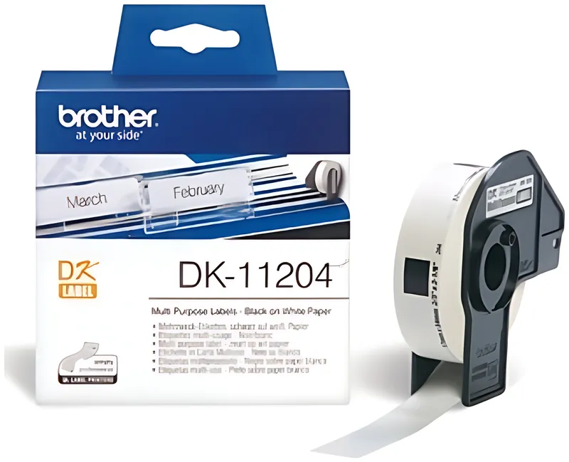 Brother DK-11204 DirectLabel Etiketten 17mm x 54mm 400