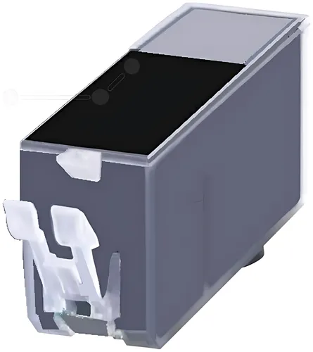 Kompatibel PRICCLI521BK Tintenpatrone schwarz foto, 815 Seiten 10ml (ersetzt Canon CLI-521BK)