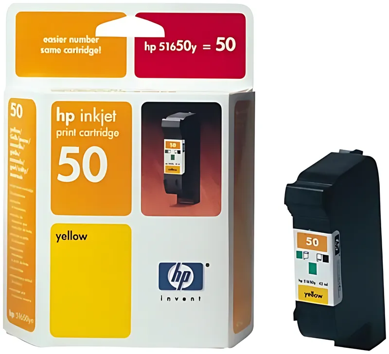 HP 51650YE/50 Druckkopfpatrone gelb 42ml