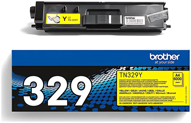 Brother TN-329Y Toner-Kit gelb extra High-Capacity, 6.000 Seiten ISO/IEC 19798