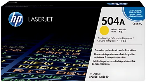 HP CE252A/504A Tonerkartusche gelb, 7.000 Seiten ISO/IEC 19798
