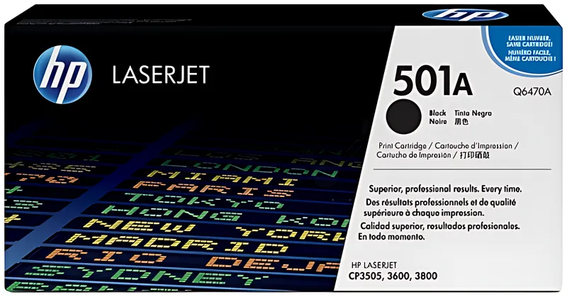 HP Q6470A/501A Tonerkartusche schwarz, 6.000 Seiten/5%