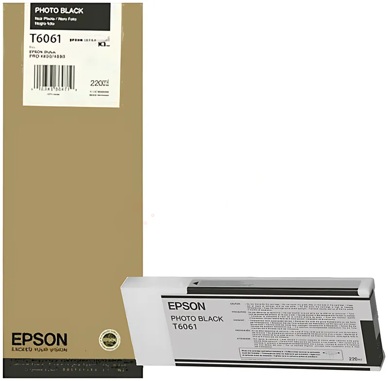 Epson C13T606100/T6061 Tintenpatrone schwarz foto 220ml